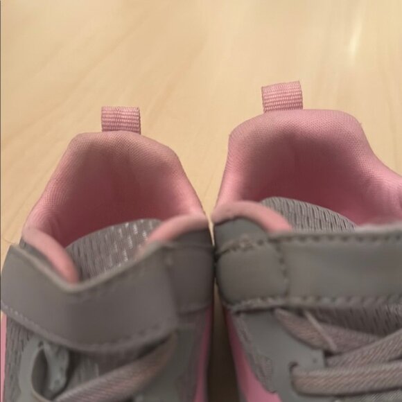 Kids Pink and Gray Sneakers - Picture 2 of 5